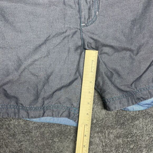 Robert Graham Oceanview Lined Bathing Suit Trunks Snap Drawstring 36 Surf Swim - Picture 6 of 9